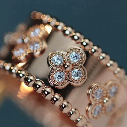 [Riva Jewelry ]CLOVER KALEIDOSCOPE RING 10MM