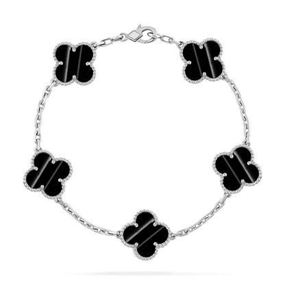 [Riva Jewelry ] CLOVER 5 MOTIF PULSAR STONE BRACELET COLLECTION