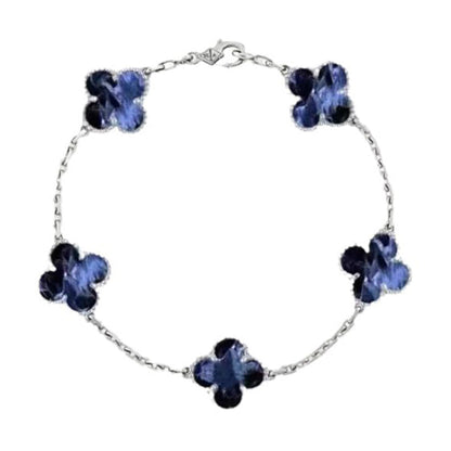 [Riva Jewelry ]CLOVER 5 MOTIF PIETERSITE BRACELET COLLECTION