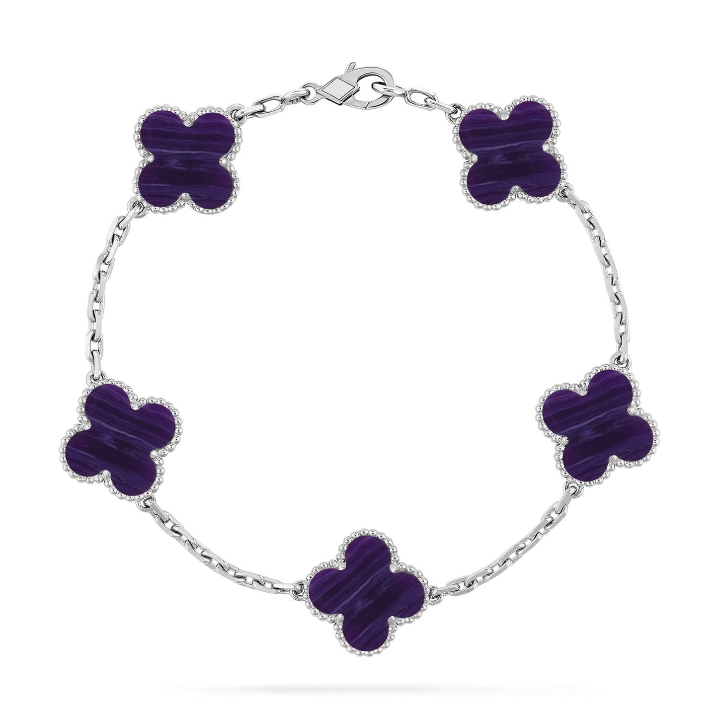 [Riva Jewelry]LUCKY CLOVER 5-MOTIF ARMBAND – CHAROIT-KOLLEKTION