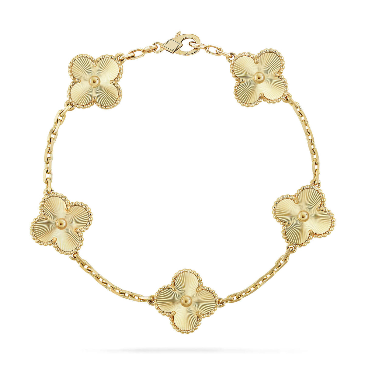 [Riva Jewelry ] CLOVER 5 MOTIF LASER BRACELET COLLECTION