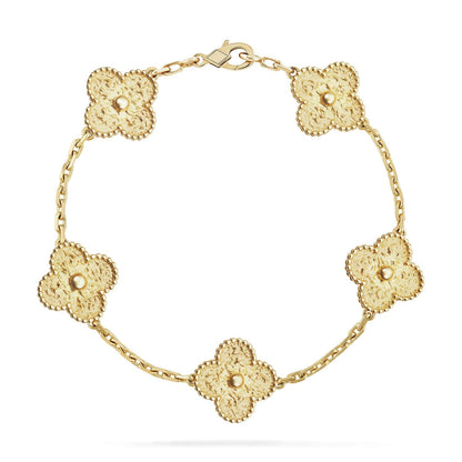 [Riva Schmuck]GLÜCKSKLEE 5-MOTIV-ARMBAND - BRONZIERUNG