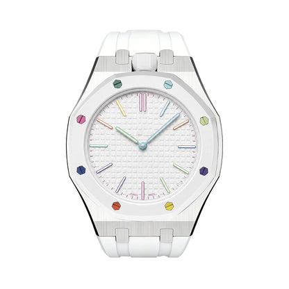 [Riva Jewelry]ROYAL OAK POP EXKLUSIVES STAHLGEHÄUSE & SILIKONARMBAND