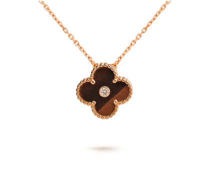 [Riva Jewelry]15MM KLEEBLUMEN-DIAMANTANHÄNGER-KOLLEKTION