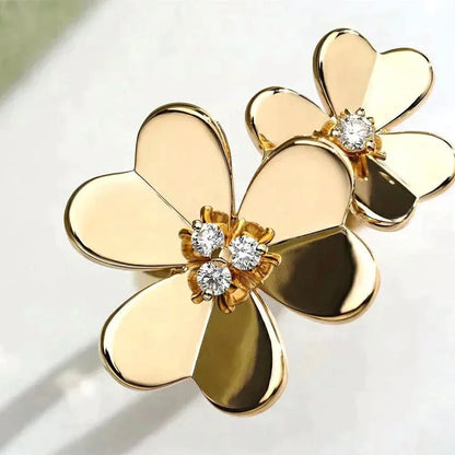 [Riva Jewelry ]CLOVER COMOS GOLD DIAMOND RING