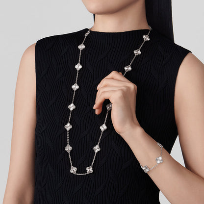 [Riva Jewelry ]CLOVER 20 MOTIFS  LASER SILVER