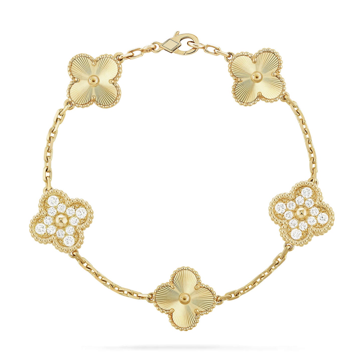[Riva Schmuck]ARMBAND GLÜCKKLEE 5-MOTIVE - LASER KOLLEKTION