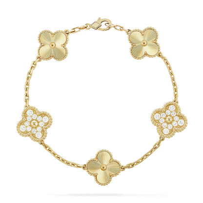 [Riva Schmuck]ARMBAND GLÜCKKLEE 5-MOTIVE - LASER KOLLEKTION