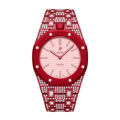 [Riva Jewelry]Royal Oak Pop Exklusiv Bioceramic Gehäuse & Bioceramic Armband Full Diamond