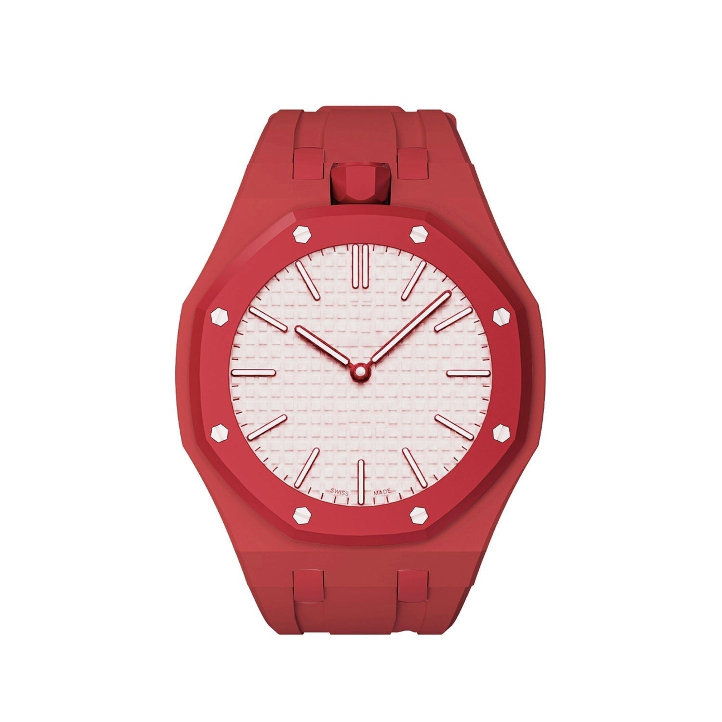 [Riva Jewelry]OAK POP EXKLUSIVES ROTES SILIKONARMBAND