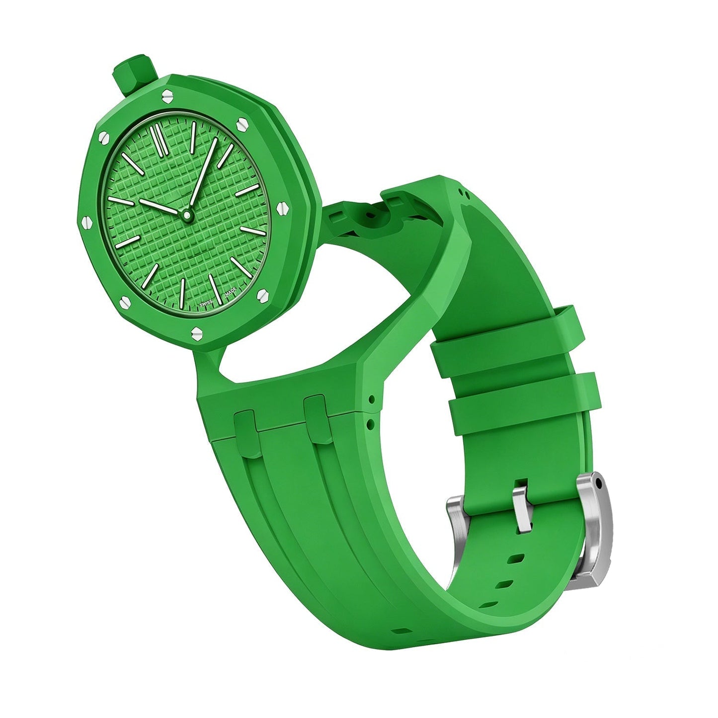 [Riva Jewelry]オークポップ限定グリーンシリコンストラップ