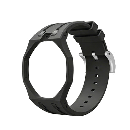 [Riva Jewelry]OAK POP EXKLUSIVES SCHWARZES SILIKONARMBAND