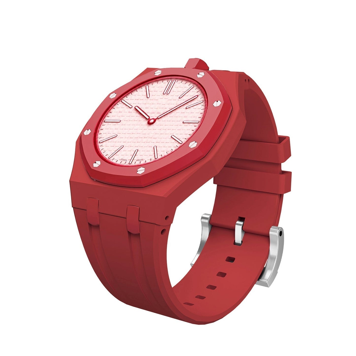 [Riva Jewelry]OAK POP EXKLUSIVES ROTES SILIKONARMBAND