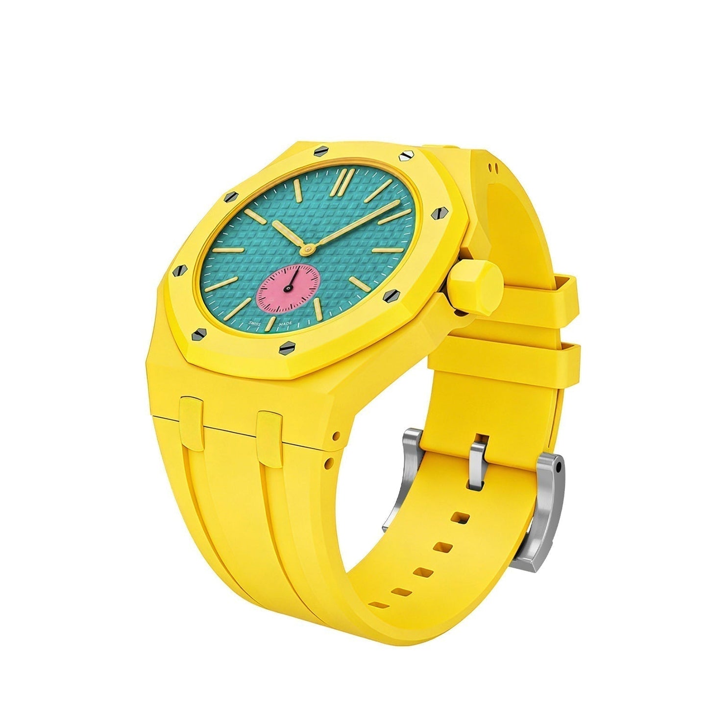 [Riva Jewelry]ロイヤルオーク ポップ エクスクルーシブ バイオセラミックケース＆シリコンストラップ