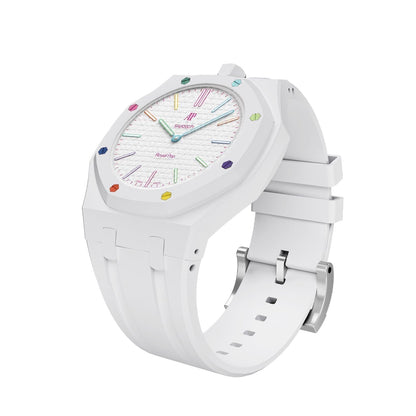 [Riva Jewelry]OAK POP EXCLUSIVE WEISSES SILIKONARMBAND