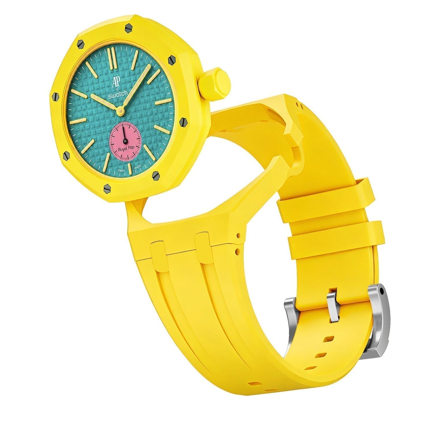 [Riva Jewelry]オークポップ限定イエローシリコンストラップ