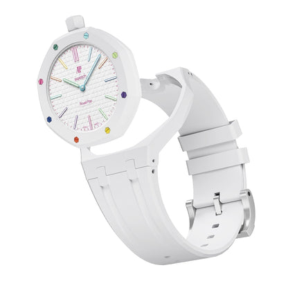 [Riva Jewelry]OAK POP EXCLUSIVE WEISSES SILIKONARMBAND