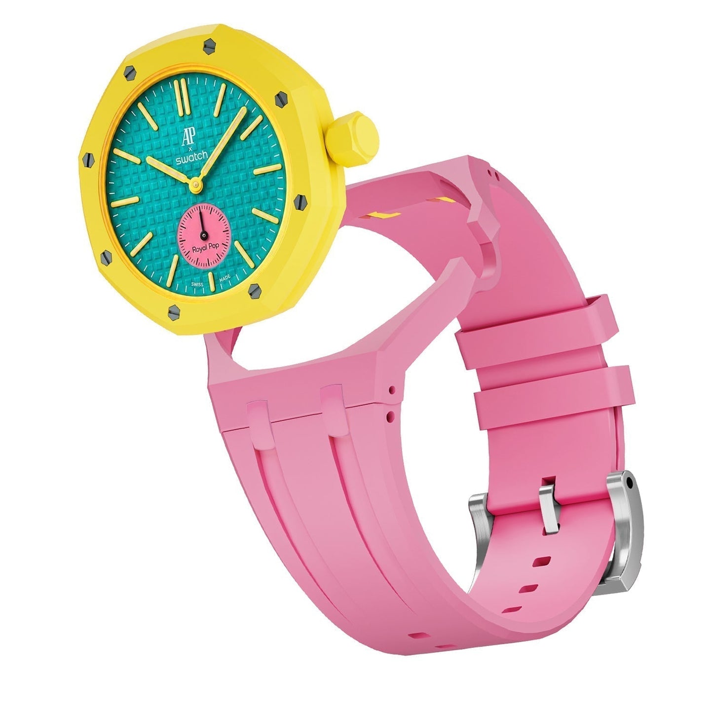[Riva Jewelry]オークポップ限定ピンクシリコンストラップ