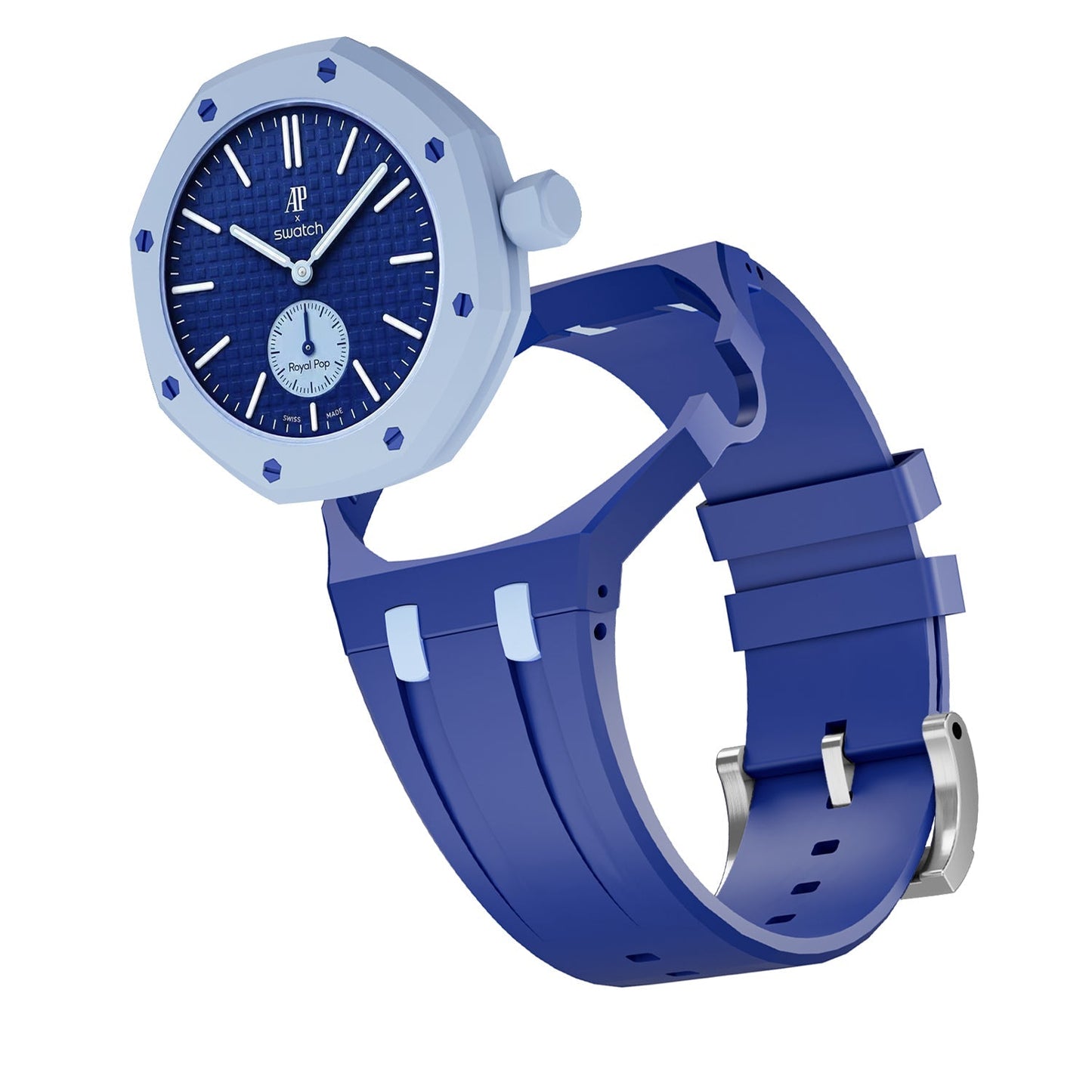 [Riva Jewelry]オークポップ限定 ダークブルー・ライトブルー シリコンストラップ