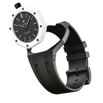 [Riva Jewelry]OAK POP EXCLUSIVE SCHWARZES SILIKONARMBAND