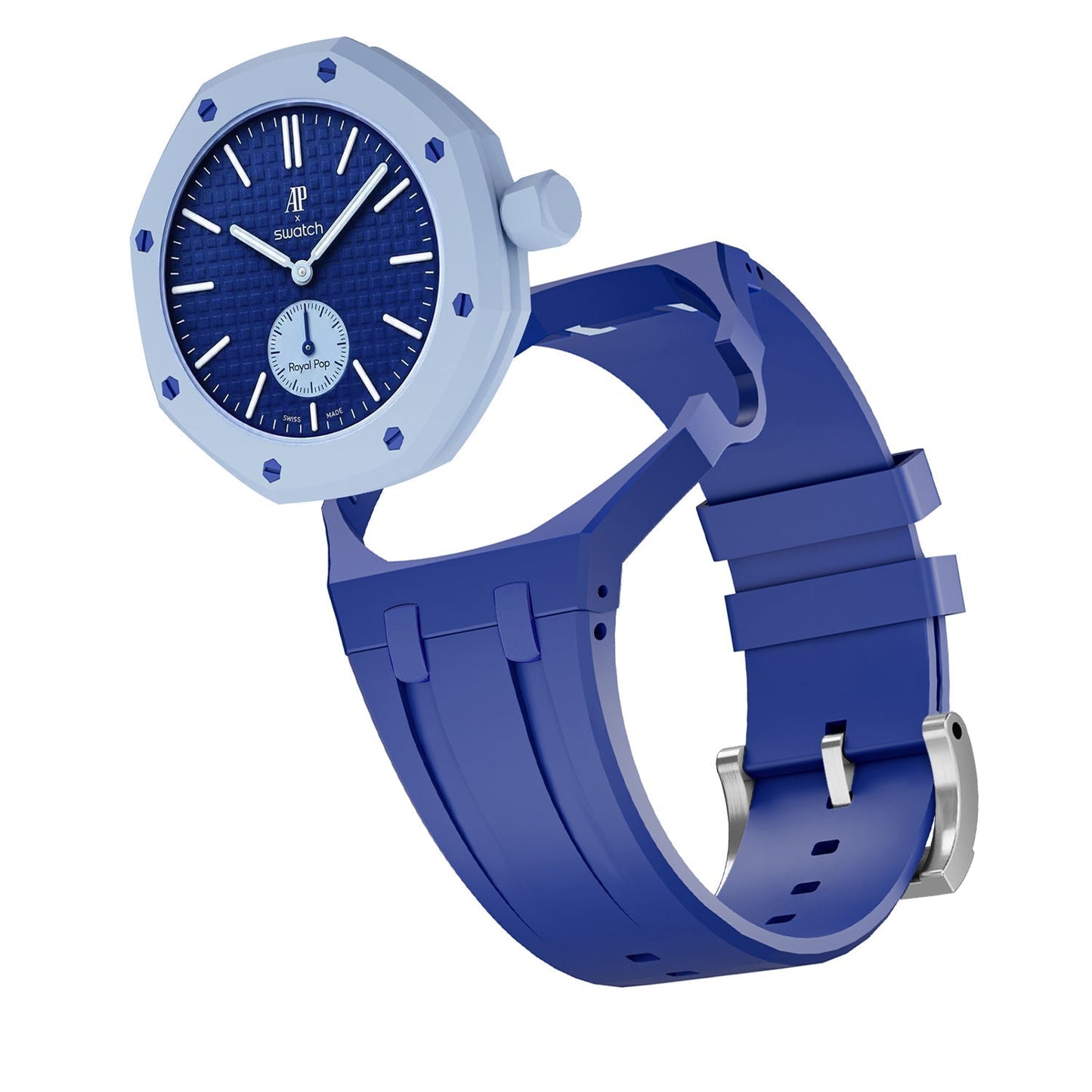 [Riva Jewelry]OAK POP EXCLUSIVE DUNKELBLAUES SILIKONARMBAND