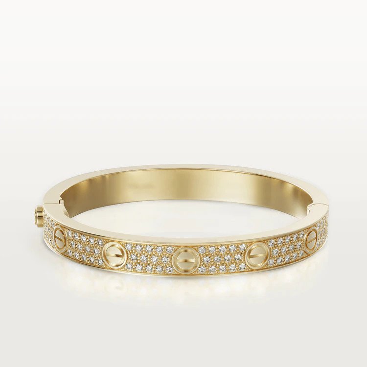 [Riva Jewelry ]LOVE BRACELET 6.1MM DIAMOND-PAVED