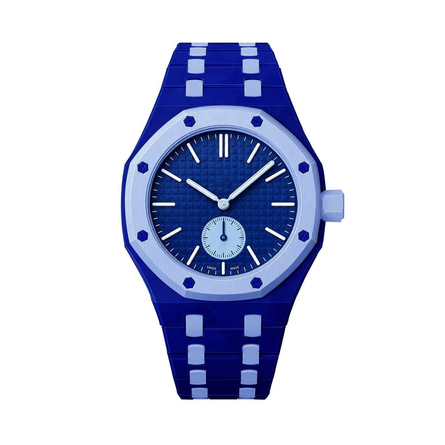 [Riva Schmuck]OAK POP EXKLUSIVES DUNKELBLAUES UND HELLBLAUES BIOCERAMIC ARMBAND