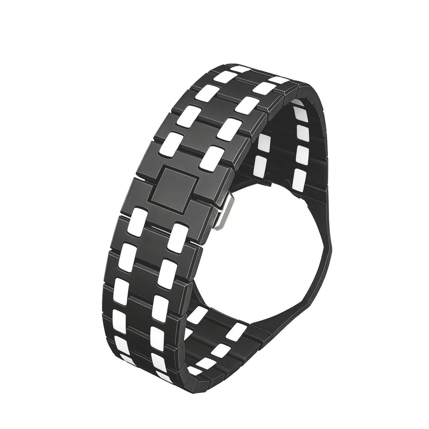 [Riva Schmuck]OAK POP EXKLUSIVES SCHWARZ-WEISSES BIOKERAMIKARMBAND