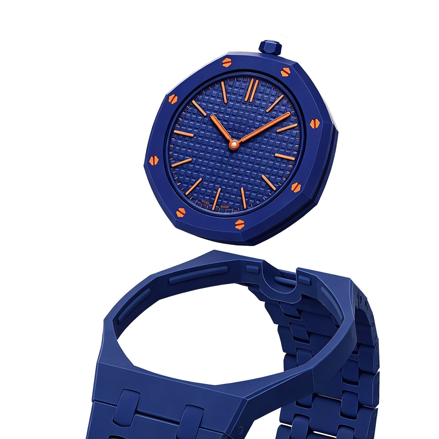 [Riva Jewelry]OAK POP EXCLUSIVE DUNKELBLAUES BIOCERAMIC-ARMBAND