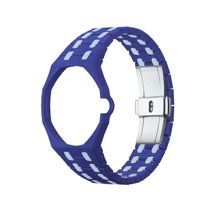 [Riva Schmuck]OAK POP EXKLUSIVES DUNKELBLAUES UND HELLBLAUES BIOCERAMIC ARMBAND