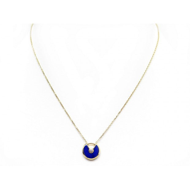 [Riva Jewelry ]AMULETTE ROSE GOLD AGATE NECKLACE