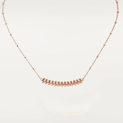 [Riva Jewelry ]CLASH PINK GOLD NECKLACE