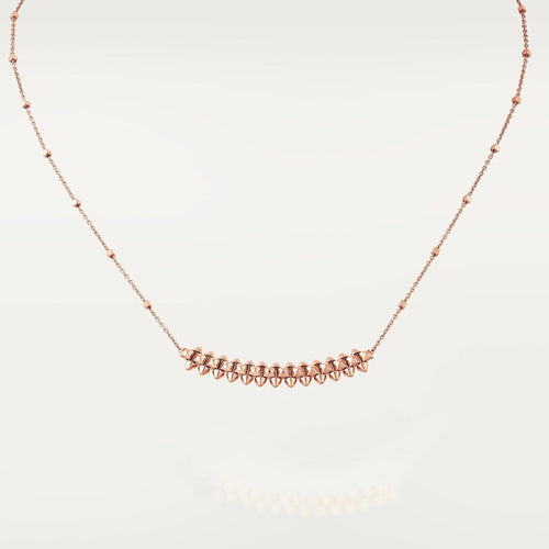 [Riva Jewelry ]CLASH PINK GOLD NECKLACE