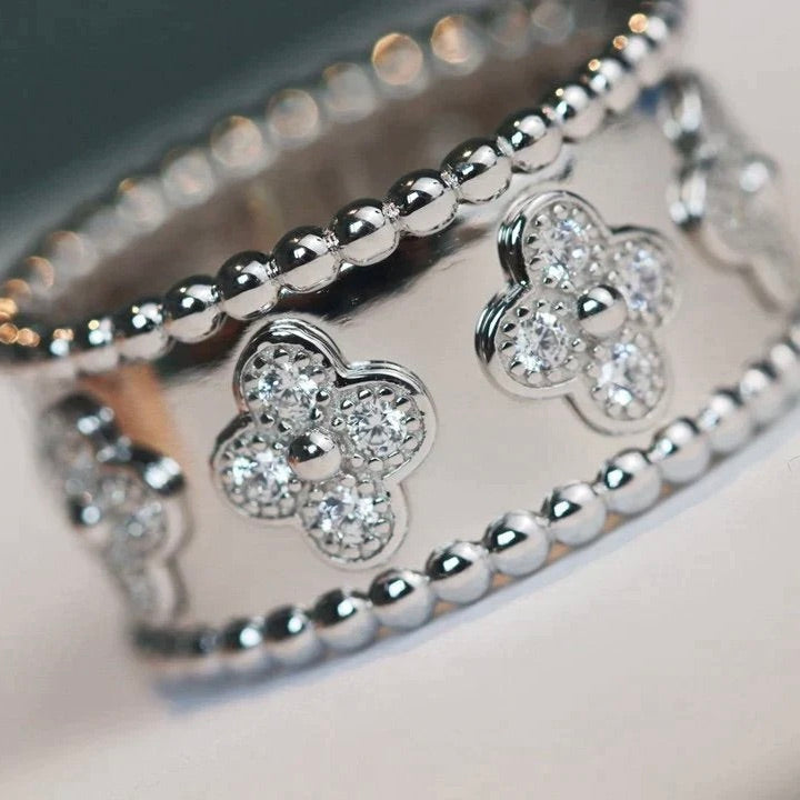 [Riva Jewelry ]CLOVER KALEIDOSCOPE RING 10MM