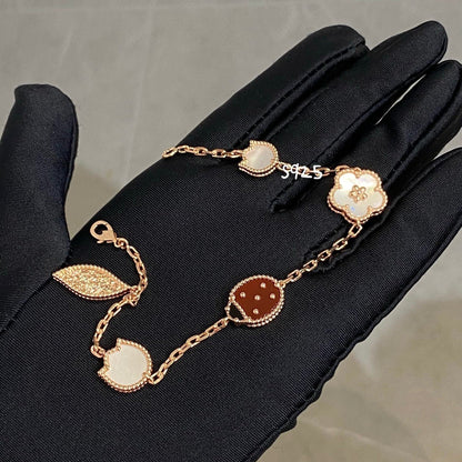 [Riva Jewelry ]LUCKY SPRING 5 MOTIF BRACELET