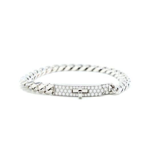 [Riva Jewelry]KELLY KETTENARMBAND AUS SILBER MIT DIAMANTEN