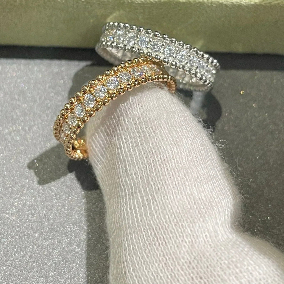 [Riva Jewelry ]PERLEE DIAMOND SILVER RING