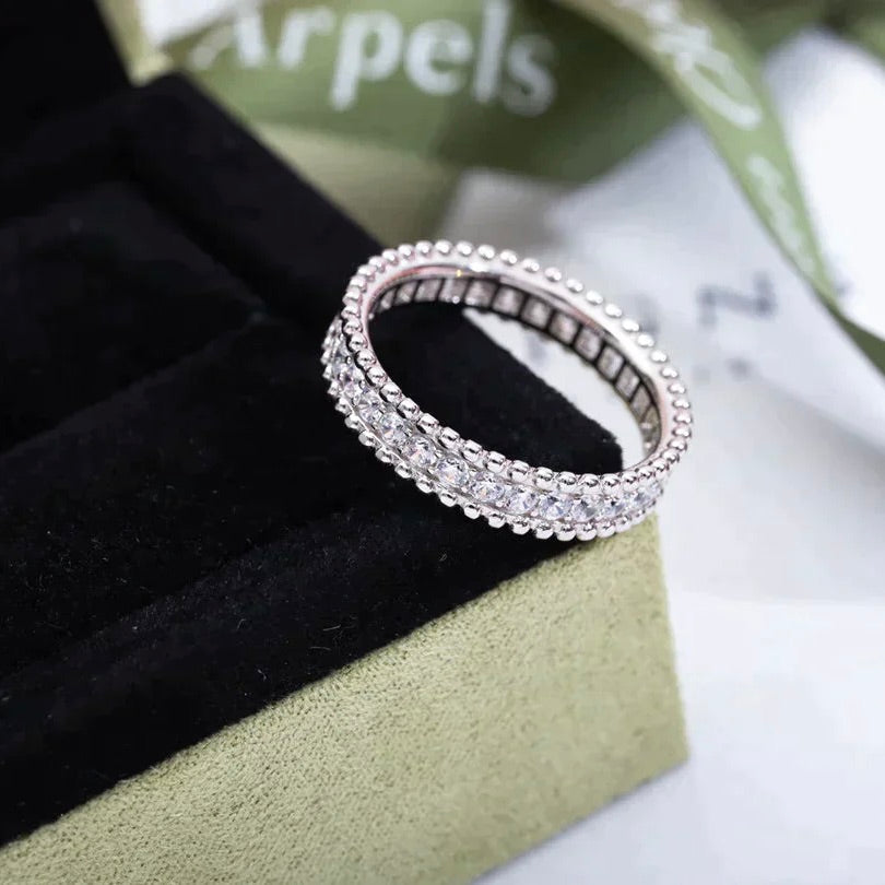 [Riva Jewelry ]PERLEE DIAMOND SILVER RING