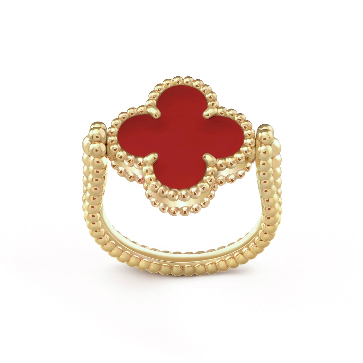 [Riva Schmuck]Glücksklee Gold Wendering