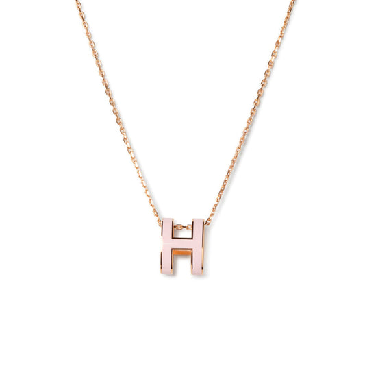 [Riva Jewelry]POP H PEDANT ROSE GOLD