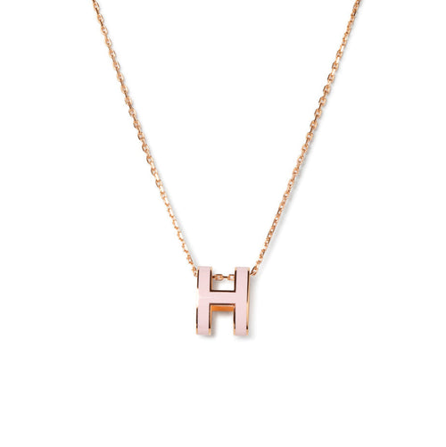 [Riva Jewelry ]POP H PEDANT PINK GOLD