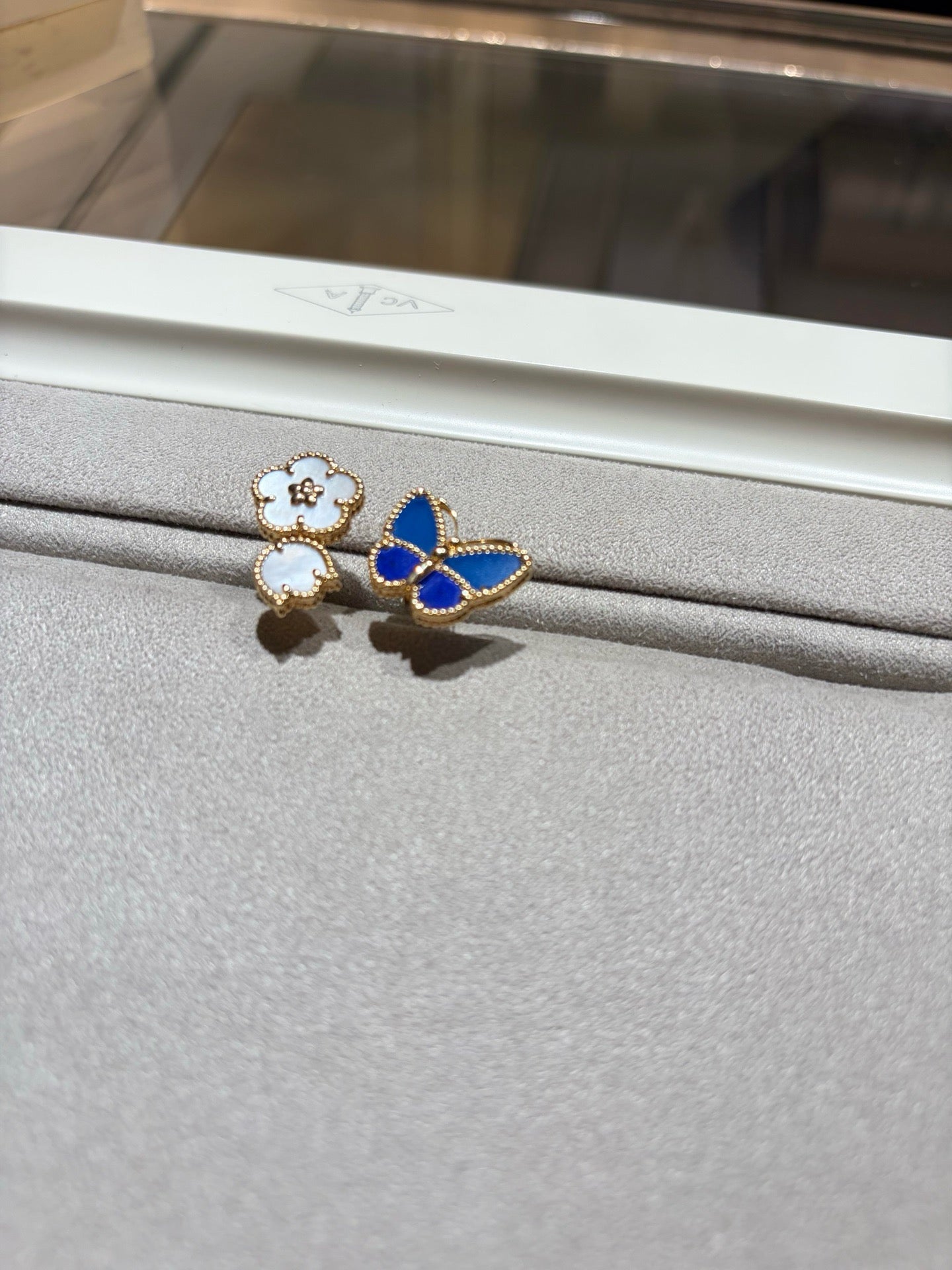 [Riva Jewelry]FEDER-SCHMETTERLING OFFENER RING