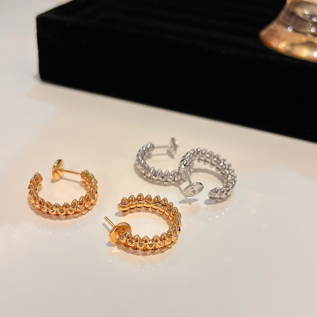 [Riva Jewelry ]CLASH SMALL HOOP EARRINGS