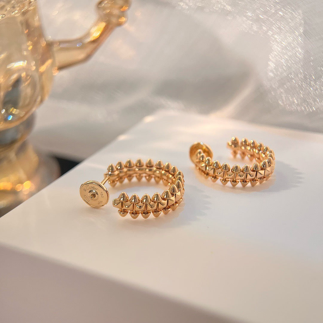 [Riva Jewelry ]CLASH SMALL HOOP EARRINGS
