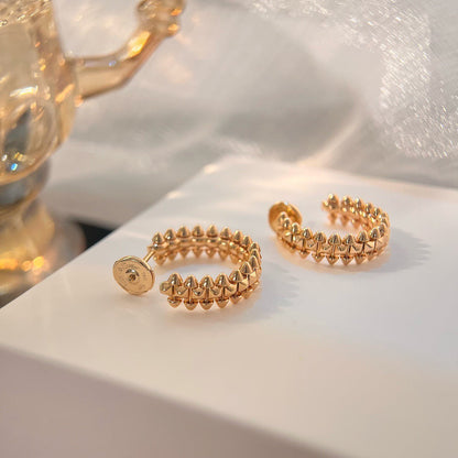 [Riva Jewelry ]CLASH SMALL HOOP EARRINGS