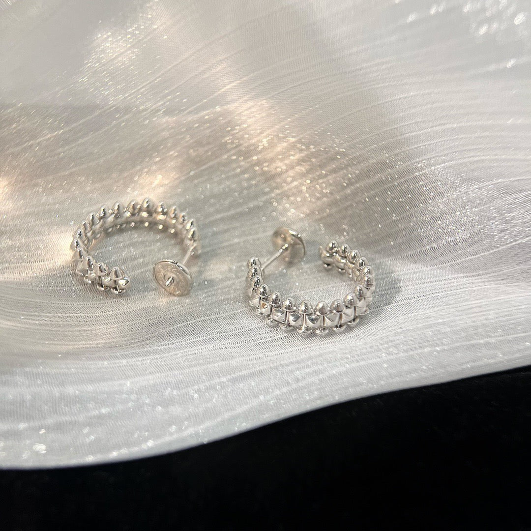 [Riva Jewelry ]CLASH SMALL HOOP EARRINGS