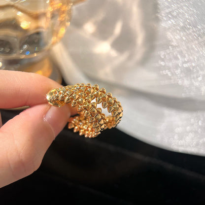[Riva Jewelry ]CLASH SMALL HOOP EARRINGS