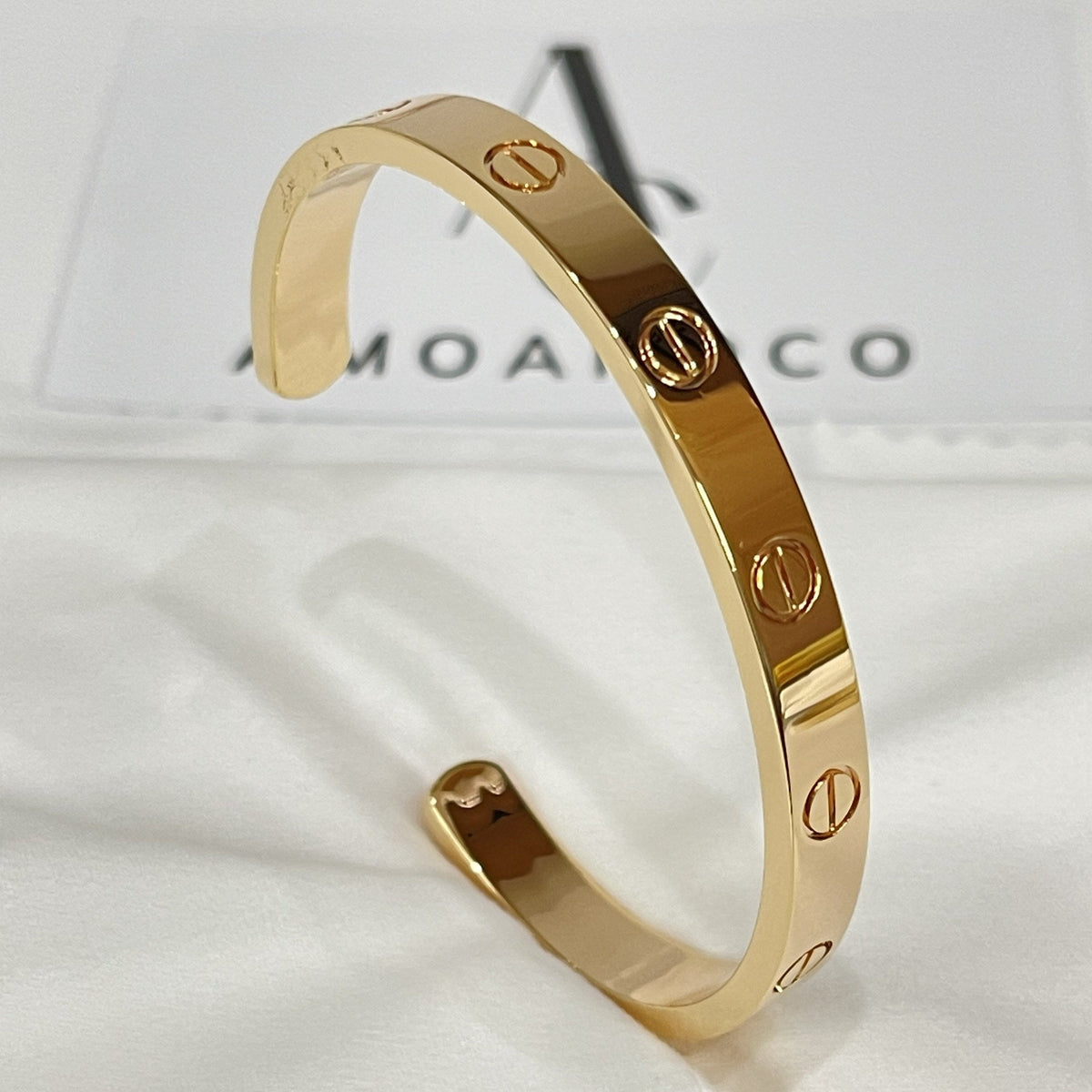 [Riva Jewelry ]LOVE BRACELET 6.1MM OPEN CUFF