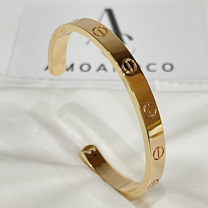 [Riva Jewelry ]LOVE BRACELET 6.1MM OPEN CUFF