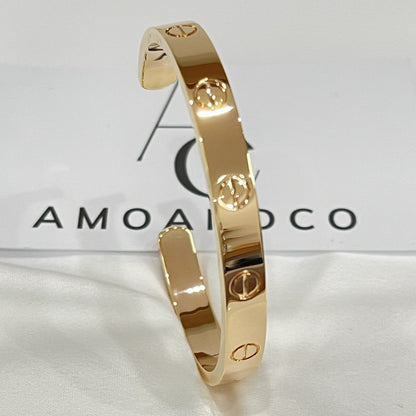 [Riva Jewelry ]LOVE BRACELET 6.1MM OPEN CUFF